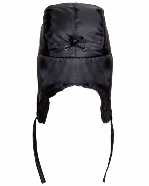 Шапка ушанка ЛЮКС цв. черный тк. Оксфорд от магазина Рабочий класс