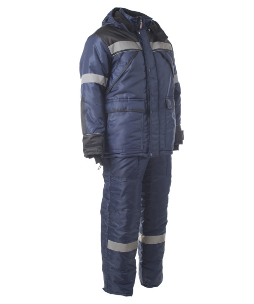 Костюм утепленный «ПАМИР» куртка, полукомбинезон цв. т.синий с черным  от магазина Рабочий класс