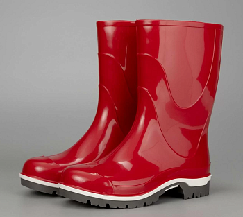 338113 Сапоги Nordman DROP школьные из ПВХ  цвет красный от магазина Рабочий класс