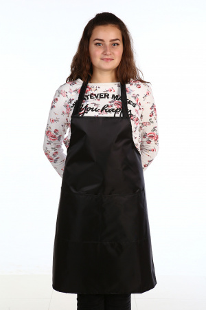 Фартук № 23 тк. Оксфорд (Черный, 44-60) от магазина Рабочий класс