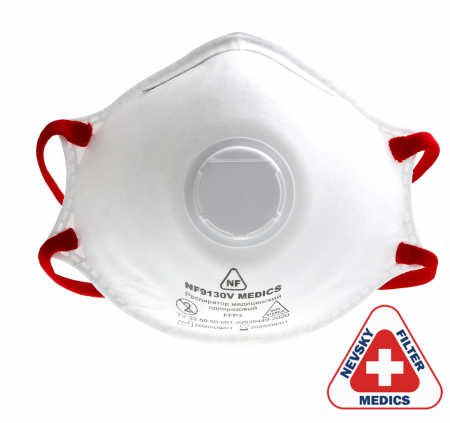 Респиратор медицинский NF9130 MEDICS, класс защиты FFP3 NR D от магазина Рабочий класс