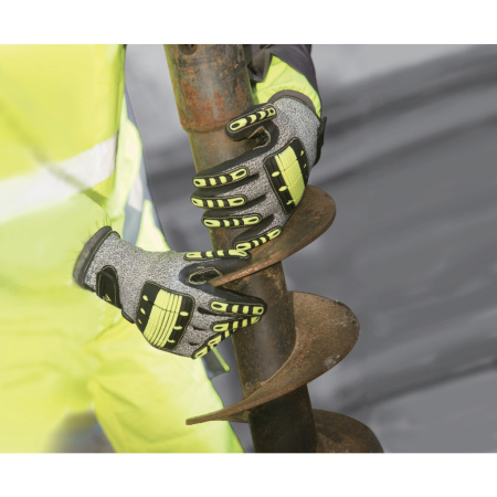 Порезостойкие трикотажные перчатки Delta Plus EOS NOCUT VV910 от магазина Рабочий класс