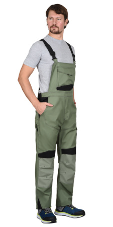 Полукомбинезон "СИРИУС-ЦИТРИН" светло-оливковый с черным от магазина Рабочий класс