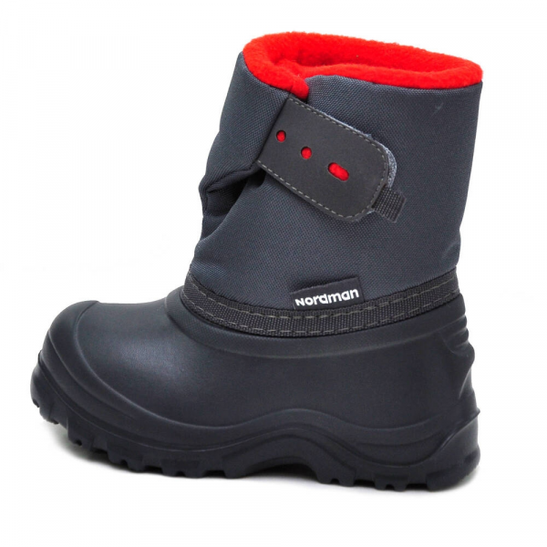 Сноубутсы Nordman JOY малодетские из ЭВА на высокой липучке (цв. красн. серый) от магазина Рабочий класс