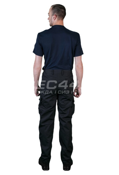 Брюки Следопыт, тк. Рип-Стоп, цв. Черный от магазина Рабочий класс