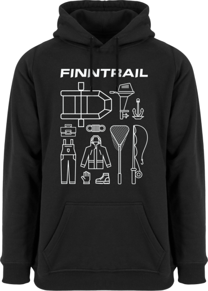 Худи H2 6801 Black_N от магазина Рабочий класс