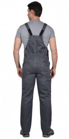 Костюм Фаворит с п/к (черный/серый с лимонной отделкой) от магазина Рабочий класс