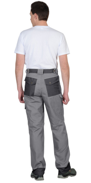 Брюки СИРИУС-ВЕСТ-ВОРК ср.серый с т.серым пл. 275 г/кв.м от магазина Рабочий класс
