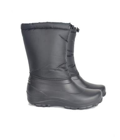 Д404 Сапоги женские из ЭВА с комбинированным верхом, цв. Черный от магазина Рабочий класс