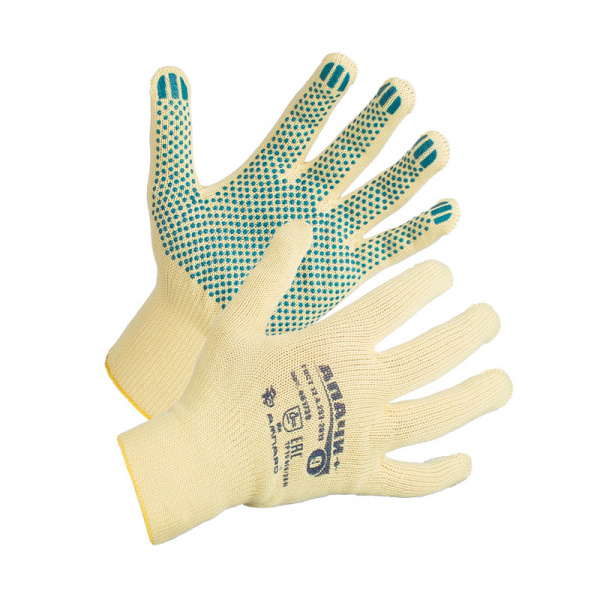 Перчатки трикотажные Апачи+ с ПВХ от магазина Рабочий класс