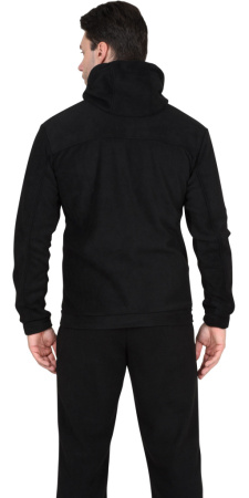 Куртка флисовая "СИРИУС-Меркурий" черная от магазина Рабочий класс