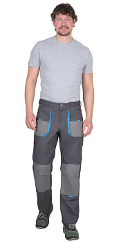 Сириус-Двин, брюки цв. серый + голубой от магазина Рабочий класс