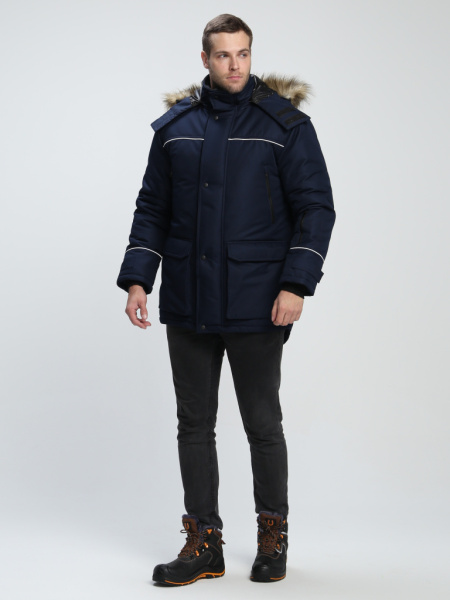 Куртка зимняя Аляска-Люкс (тк.Cat’s eye), т.синий от магазина Рабочий класс