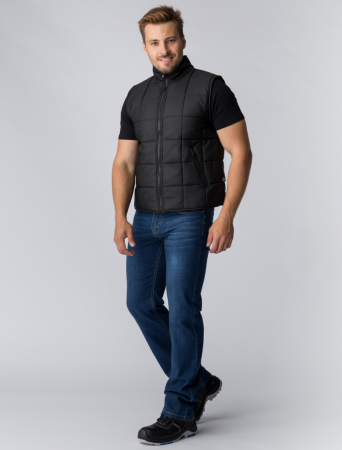 Офис, жилет черный от магазина Рабочий класс