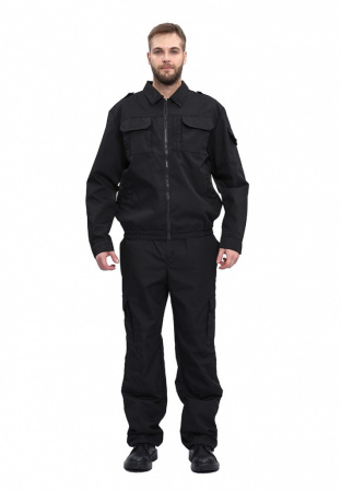 Охранник, костюм КОНТРОЛ тк. Рип-Стоп цв. Чёрный от магазина Рабочий класс