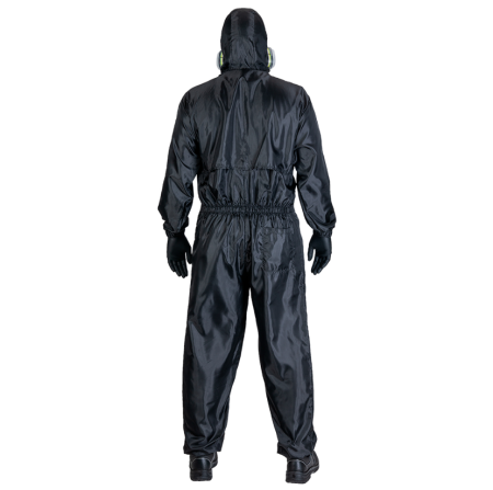 JPC75-BL Ninja Комбинезон многоразовый защитный из полиэфирной ткани, цв. Черный от магазина Рабочий класс