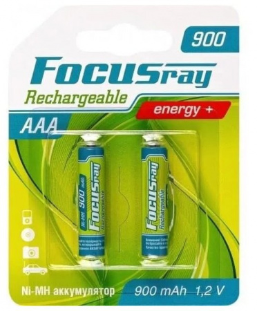 FOCUSray 900 mAH AАA 2/24/288 аккумулятор от магазина Рабочий класс