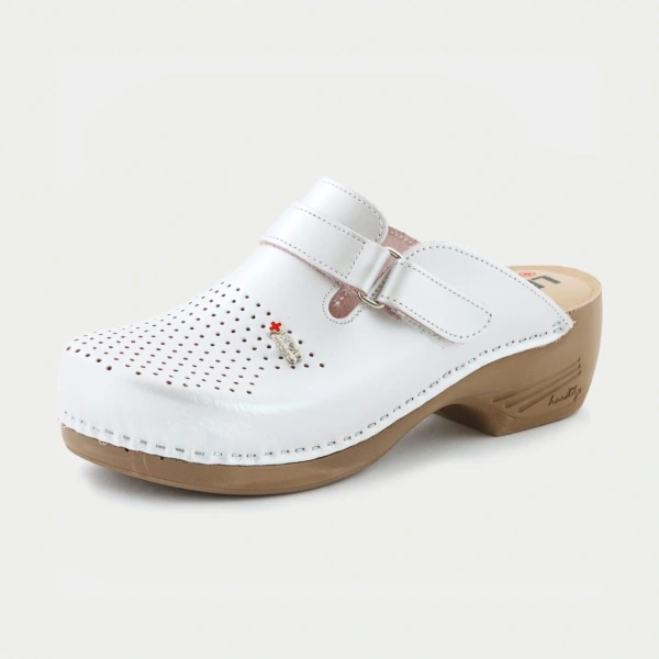 Сабо женские арт. MED159P LEON Medikal цв. Перламутр от магазина Рабочий класс