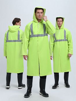 Плащ влагозащитный сигнальный ProfLine Base СОП, лимонный от магазина Рабочий класс