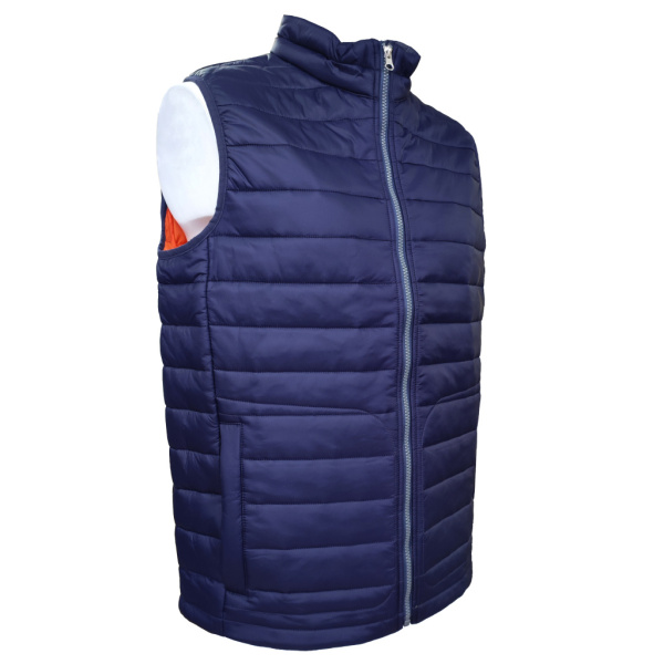 Жилет утепленный арт. J-01, цв. синий/оранжевый от магазина Рабочий класс