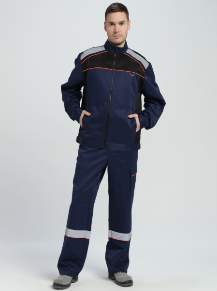 Костюм Практик-2 СОП СН (тк Смесовая 210) п/к т.синий/серный от магазина Рабочий класс