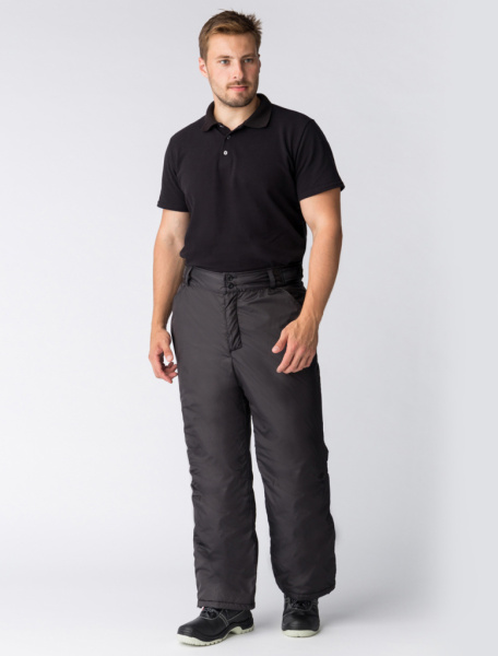 87472335 Брюки зимние Европа (тк.Дюспо), черный от магазина Рабочий класс