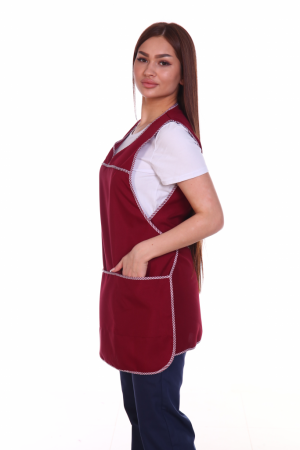 Фартук № 20 цв. Бордовый от магазина Рабочий класс