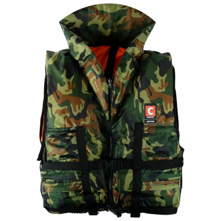 Жилет спасательный с подголовником (двусторонний) Капитан супер 120 кг от магазина Рабочий класс