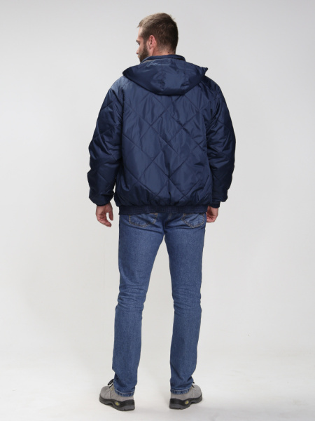 Куртка демисезонная Бомбер-Люкс (тк.Дюспо), т.синий от магазина Рабочий класс