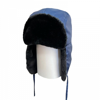 Шапка-ушанка "Антифрост" василек от магазина Рабочий класс