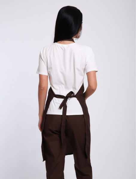 Фартук № 23 Тиси (Коричневый, 44-60) от магазина Рабочий класс