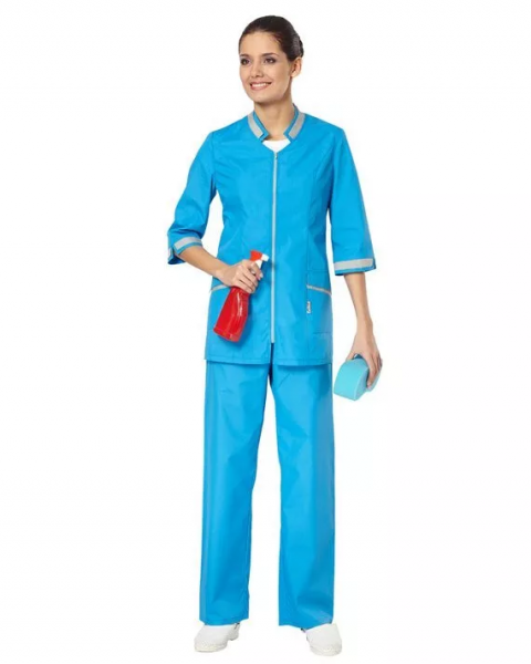 Лазурит, халат жен. (ярк. голуб) от магазина Рабочий класс