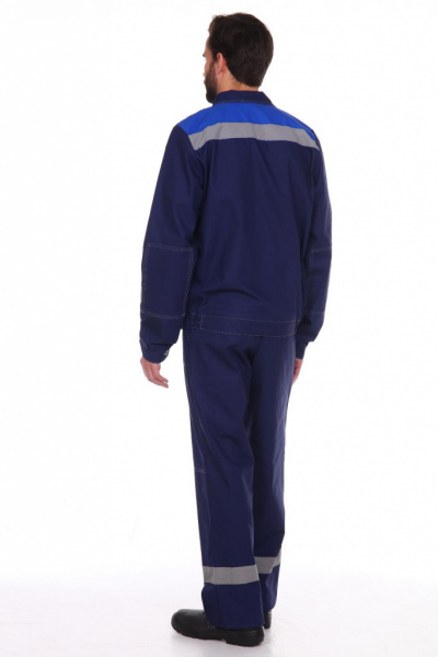 Костюм Легион с п/к, ткань Саржа (темно-синий, василек) от магазина Рабочий класс