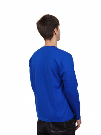 Футболка мужская с длин. рукавом цв. васильковый от магазина Рабочий класс