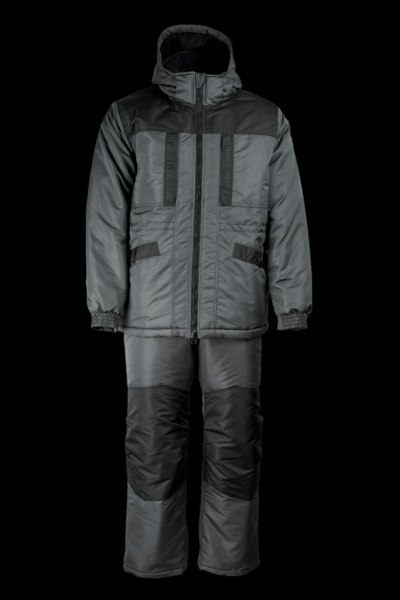 Костюм зимний мужской "SEVER" TASLAN (ПЭ) серый/черный от магазина Рабочий класс