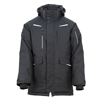 Зимняя куртка-парка Brodeks KW215, черный от магазина Рабочий класс