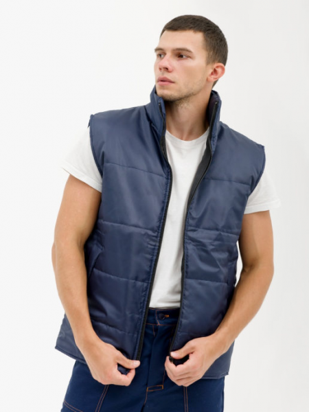 Жилет утепленный тк. Оксфорд цв. т.синий от магазина Рабочий класс