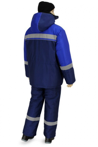 Костюм зимний утепленный НОВА, куртка +п/к, цв. синий, васильковый от магазина Рабочий класс