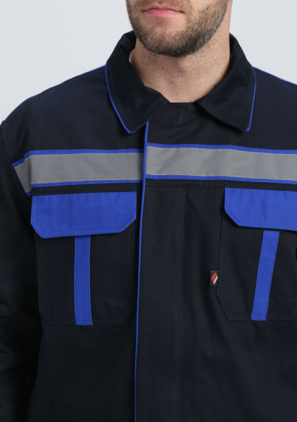 Костюм Итрорис-2 СОП (тк.Саржа,250) п/к, т.синий/васильковый от магазина Рабочий класс