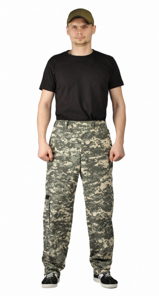 Турист 1, кост. летний кмф тк. Грета цв. кмф Цифра св. серый ткань Грета от магазина Рабочий класс