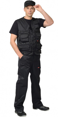 Жилет разгрузочный универсальный  черный от магазина Рабочий класс