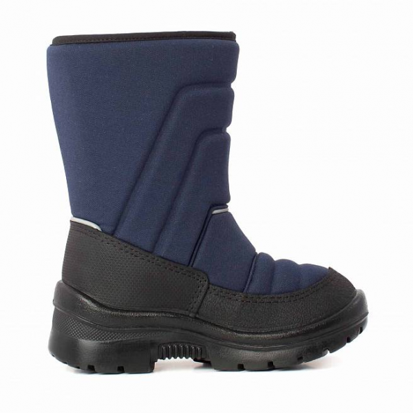 Сапоги зимние школьные Nordman Lumi на липучке цвет СИНИЙ от магазина Рабочий класс