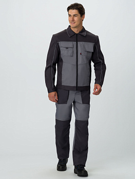 Куртка-трансформер ЛИДЕР IMP т.серый/св.серый тк.Смесовая от магазина Рабочий класс