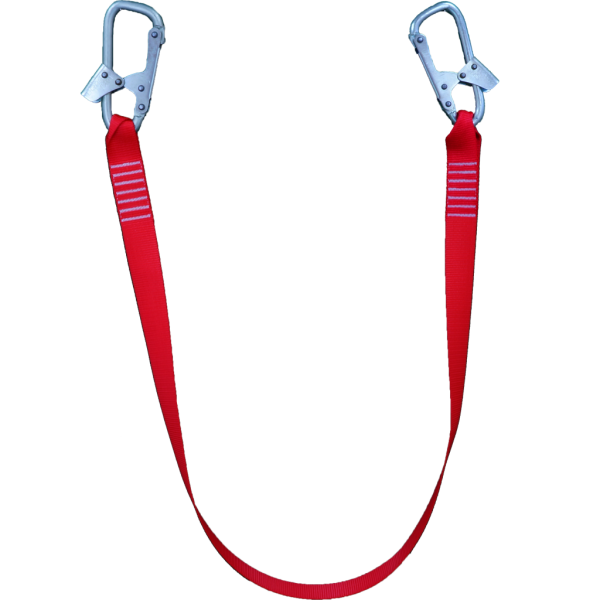 Строп А, 2 кар. из ленты 1,5 м. с 2 монтажными карабинами от магазина Рабочий класс