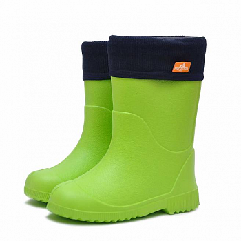 Сапоги малодетские из ЭВА Nordman JET с флисовым утеплителем цвет лайм от магазина Рабочий класс