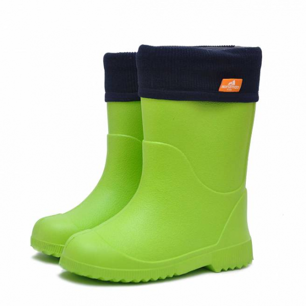 Сапоги малодетские из ЭВА Nordman JET с флисовым утеплителем цвет лайм от магазина Рабочий класс