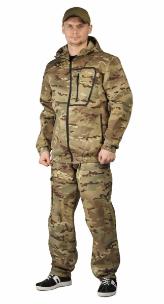 Турист 1, кост. летний кмф тк. Грета цв. кмф МУЛЬТИКАМ от магазина Рабочий класс