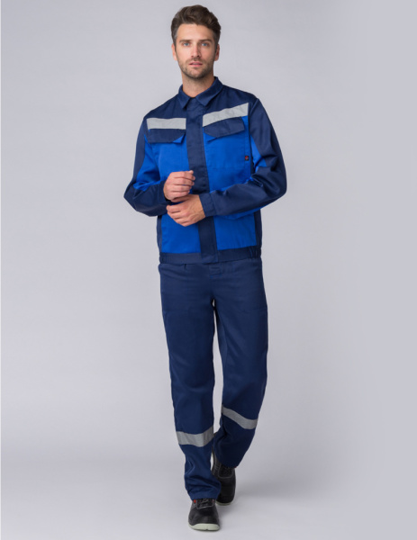 Костюм летний Мастер с п/к т.синий с СОП от магазина Рабочий класс