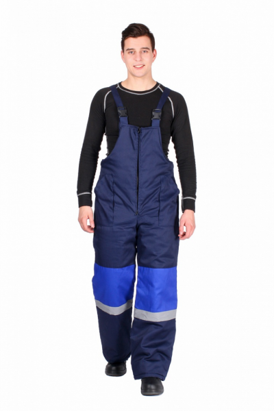 Костюм зимний мужской Профи-Норд (тк. Марк, 250) с п/к, цв. т-син.+вас от магазина Рабочий класс