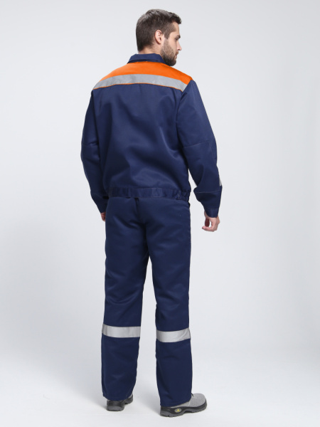 Костюм Легион-2 СОП (тк.Смесовая,210) п/к, т.синий+оранжевый от магазина Рабочий класс
